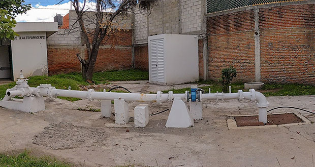Rehabilitarán pozo Tlaltepango para mejorar servicio en 7 colonias