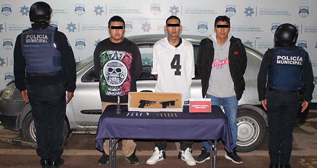 SSC desarticula banda dedicada al robo a transeúnte en Puebla