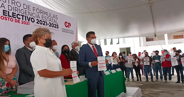 Camarillo, único aspirante a dirigencia del PRI en Puebla; llama a cerrar filas