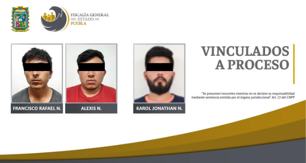 Vinculan a proceso a 3 secuestradores del municipio Felipe Ángeles