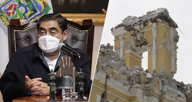 Aún por rehabilitar, 350 monumentos dañados en sismo de 2017: Barbosa