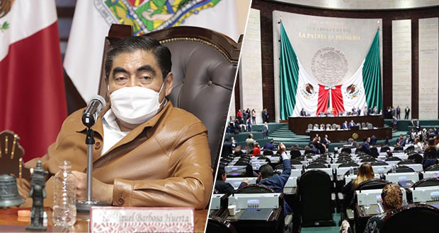 Barbosa descarta reunión con diputados federales por PEF para Puebla