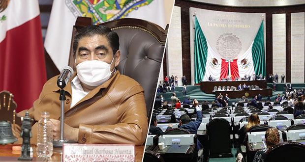 Barbosa descarta reunión con diputados federales por PEF para Puebla 