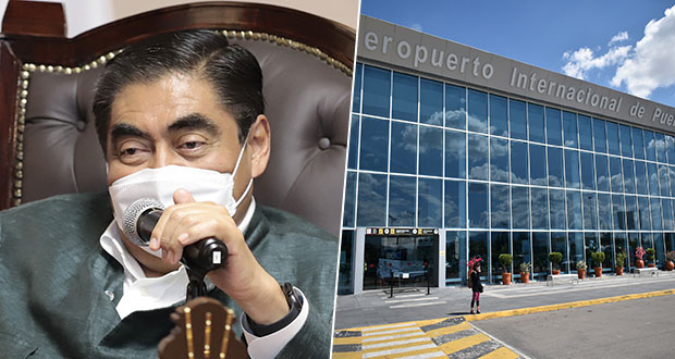 Barbosa insistirá en pedir 50% de la concesión del aeropuerto de Puebla