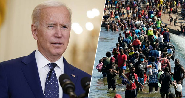Biden asegura que pondrá “bajo control” situación de migrantes haitianos