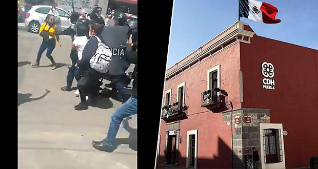 CDH ya investiga desalojo violento de maestros de SEP en Puebla