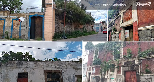 Casonas en riesgo de caerse, parte del paisaje en CH de Puebla