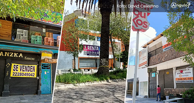 Con locales en renta y vacíos, luce desangelada la avenida Juárez