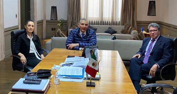 Con titular de Segob, Monreal y Sheinbaum reaparecen juntos tras 4 años