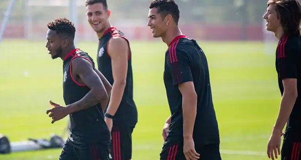 Cristiano Ronaldo ya entrena con el Manchester United