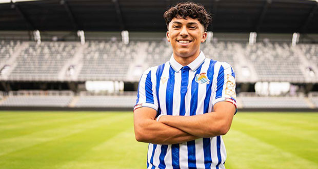El juvenil mexicano, Jonathan Gómez, firma con la Real Sociedad