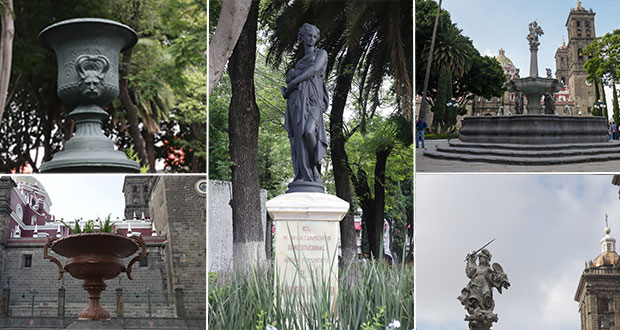 Lista, restauración del zócalo; intervienen fuente, esculturas y bancas