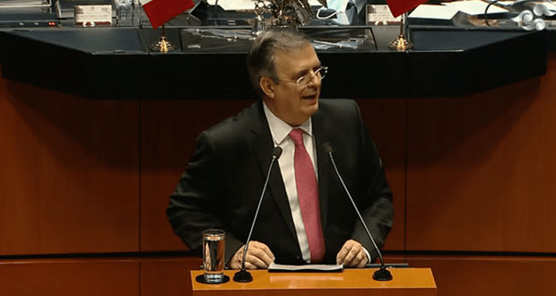México, con respeto alto entre naciones;  con EU, sin sumisión: Ebrard