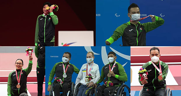 Otra gran noche de medallas para México en los Paralímpicos