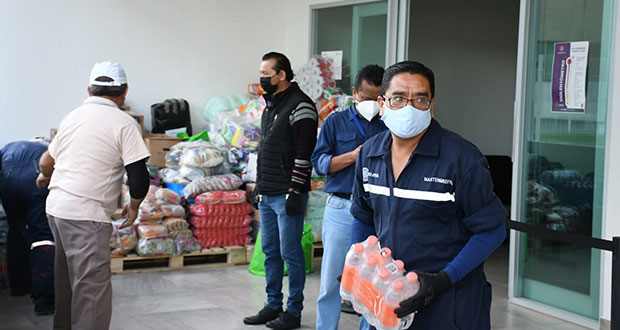 Poder Judicial y DIF estatal dan víveres a damnificados por “Grace”