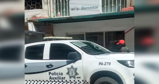 Se registra robo millonario a Banco del Bienestar en Huauchinango