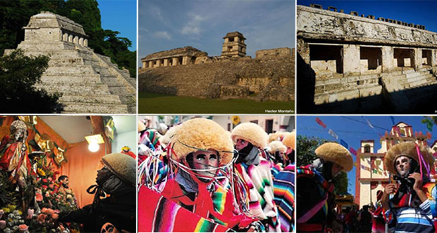 Sorpréndete con Palenque y danzantes de Corzo, patrimonios de Chiapas