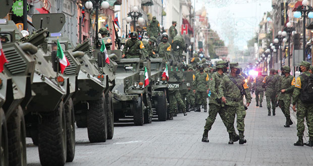 Tropas militares desfilarán el 16 de septiembre; este es el recorrido