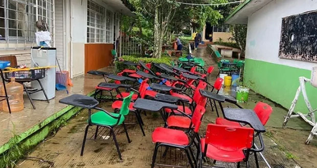 Van por restaurar 2,426 escuelas afectadas por “Grace” en Veracruz