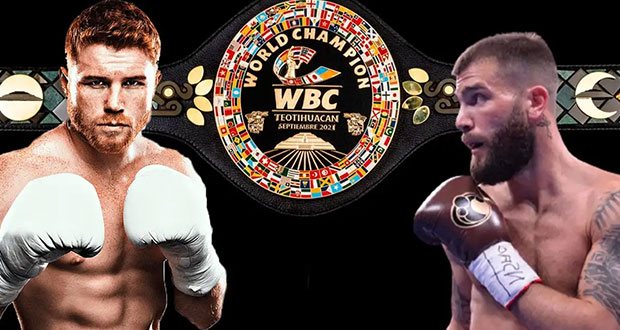 WBC diseña cinturón inspirado en aztecas para Canelo contra Plant