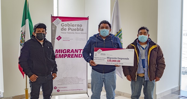 IPAM da apoyos económicos para 39 migrantes poblanos que retornaron