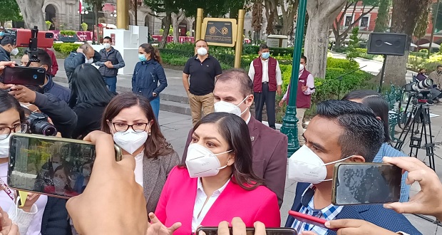 Tras obras, reabren zócalo de Puebla, donde Rivera dará último informe