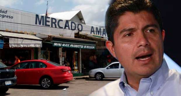 Sedatu retomará remodelación de mercado Amalucan