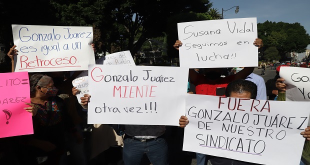 Insisten sindicalizados de Comuna en pugna jurídica contra Juárez Méndez