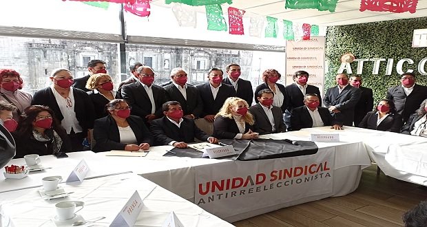 Burócratas del estado forman frente contra reelección de líder