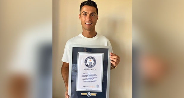 ¡Uno más! Cristiano Ronaldo presume su nuevo récord Guinness