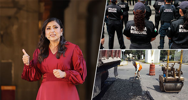 200% más de policías y 2 mmdp en obras, destaca Claudia en tercer informe