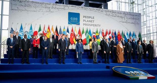 Abasto de vacunas y apoyo contra cambio climático, acuerdos de G20