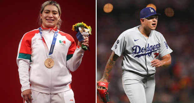 Aremi Fuentes y Julio Urías reciben Premio Nacional del Deporte