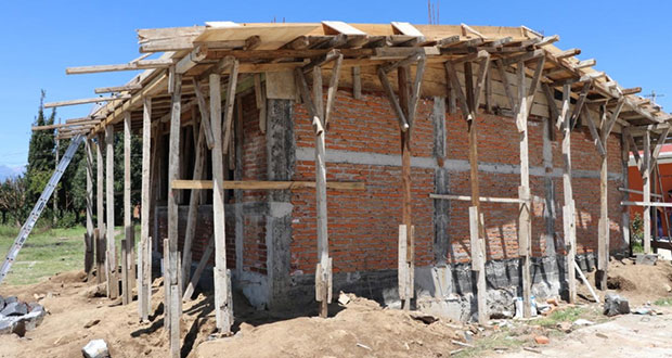Con apoyo de Antorcha, bachillerato en San Pedro tendrá aula nueva