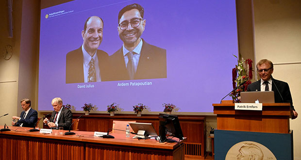 Descubren cómo sentimos temperaturas y se llevan Nobel de Medicina