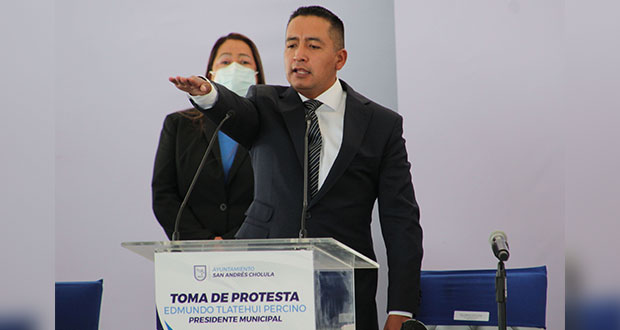Edmundo Tlatehui va por desarrollo de San Andrés con plan de cinco ejes