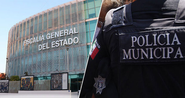 Fiscalía de Puebla detiene a agentes de la Policía Municipal de Quecholac