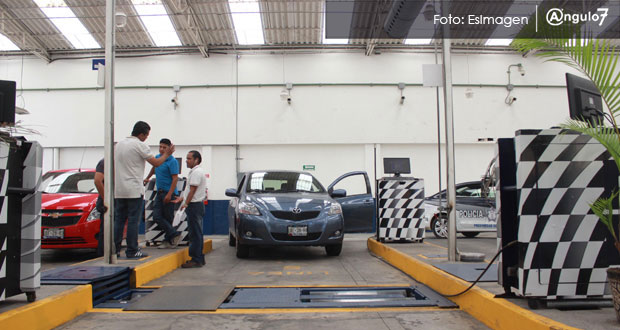 Hasta 2do semestre de 2023, verificación de autos particulares en Puebla