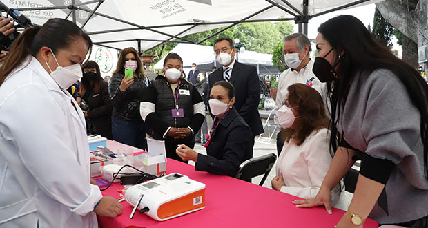 Llega Feria de la Salud por las Mujeres a zócalo de Puebla