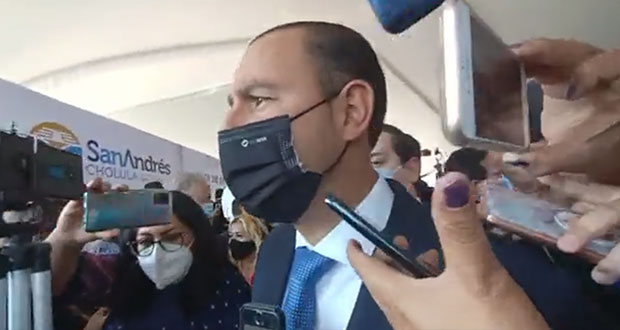 Marko Cortés ve unidad en PAN de Puebla, pero evita hablar de proceso interno