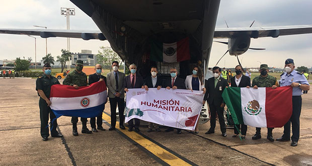 México dona 150 mil vacunas contra Covid-19 a Paraguay