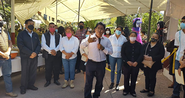 Reactivación económica en Zautla con Expo Artesanal de Día de Muertos  