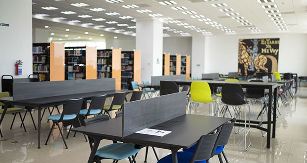 Renovación de Biblioteca Central de BUAP, para favorecer aprendizaje