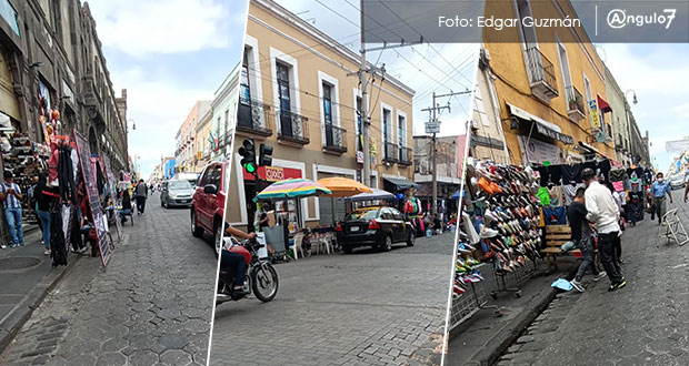Sin tanta presencia, ambulantes se vuelven a instalar en calles del CH