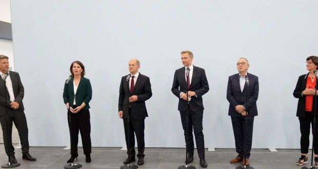 Socialdemócratas y aliados perfilan coalición gobernante en Alemania 