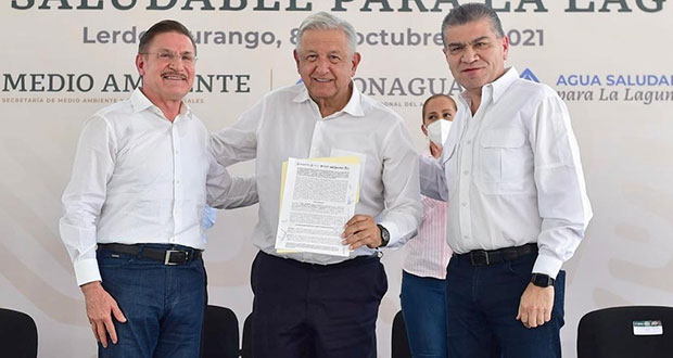 Tras consenso, proyecto de agua en La Laguna operará en 2023: AMLO