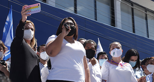 “Ya he dado resultados”, señala Huerta al registrarse por dirigencia del PAN
