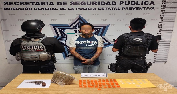 En Puebla capital, capturan a presunto narcomenudista de “La Dulce”