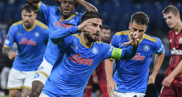 ¡Magistral! Napoli vence por goleada al Legia de Varsovia