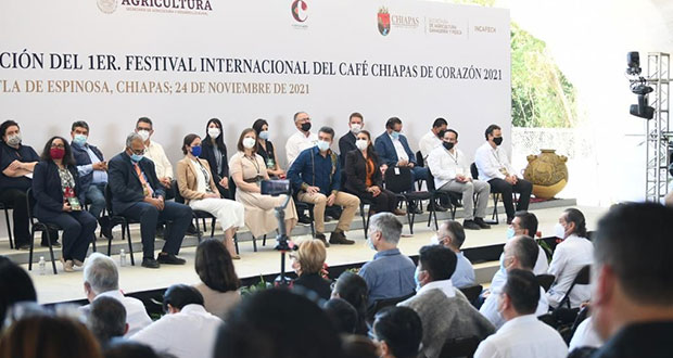 Abre 1er Festival Internacional del Café en Chiapas con 12 países
